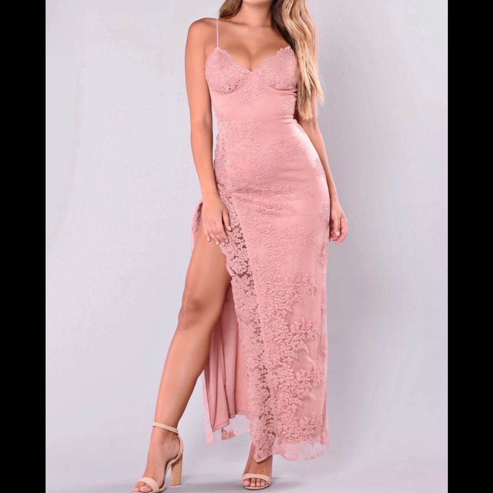 Lace maxi dress